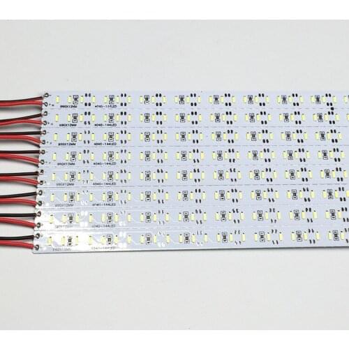200cm Epistar chip DC 12V 144 SMD 4014 LED Hard LED Strip Bar Light 1m Aluminium 200pcs/lot