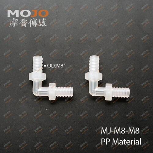 2020 Free shipping MJ-M8-M8 100 pieces elbow type three way hose connector