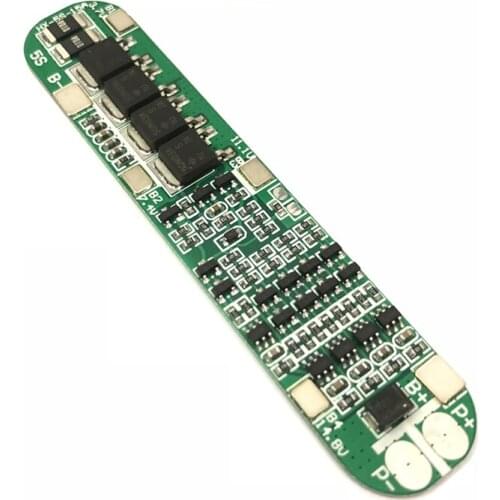 5 string 18.5V18650 lithium battery protection board Anti-overcharge over discharge 21V solar lighting lithium protection board