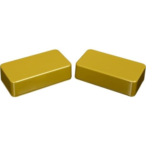 2X 1590B Hammond Aluminum Enclosure Metal Stomp Box Case Paint Color for DIY Guitar Pedal Kits