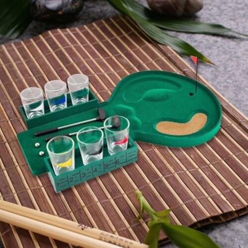 Mini Golf Game Set Safe Interesting Party Props Table Toy For Bar Family Party Drinking Game Leisure Entertainment Games