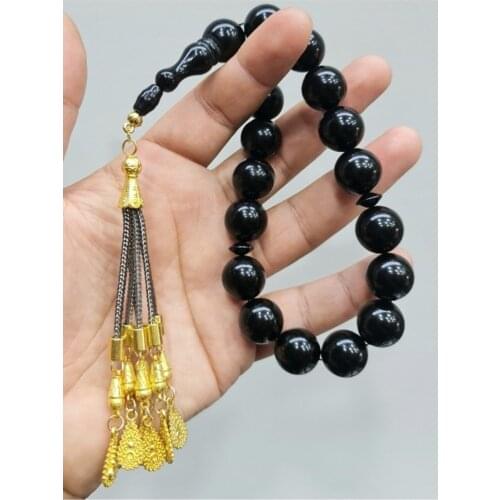 Islamic Tasbih Muslim Rosary Beads 33 Prayer Rosary For Men Bracelet For Men Accessory amber oltu amber stone Handmade Turkey