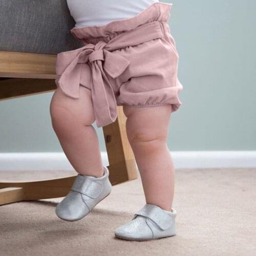 Summer Fashion baby girls boys pants Newborn Baby Fold bloomers Girls Pattern Triangle toddler Trousers PP Pants Clothes