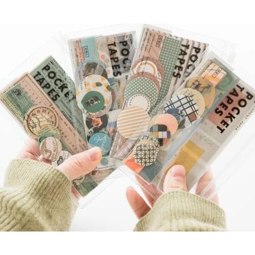 40 Pcs Handcraft Label StickerVintage Collage Decorative Stickers For Scrapbook Envelopes Journal Diary Planner