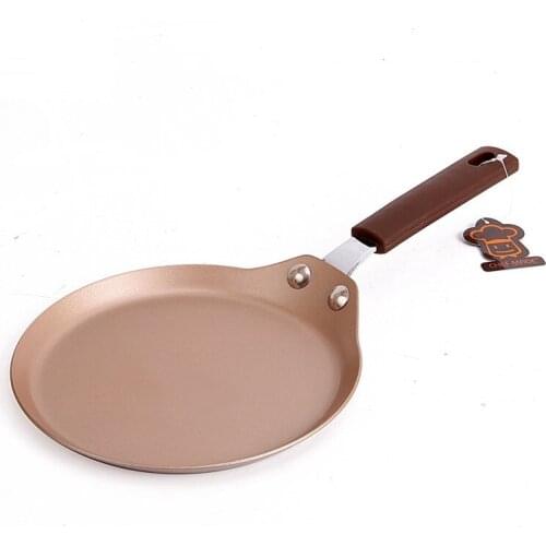2021 New Arrival 6 Inch Glod Pancake Mould Non-Stick Cake Pans Easy To Clean Kitchen Tools Cooking Tools Crepes Pan