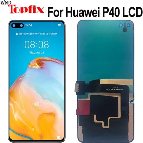 Original 6.1" Display for Huawei P40 LCD P40 Display Touch Screen Digitizer Assembly OLED Repair Parts For Huawei P40 LCD Screen