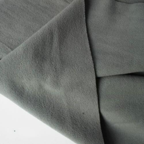 Dark Grey Plush Fabric fleece Cloth Polyester Autumn Winter Small roll sweatshirt coat DIY clothing Handmade Sewing quilting Toy