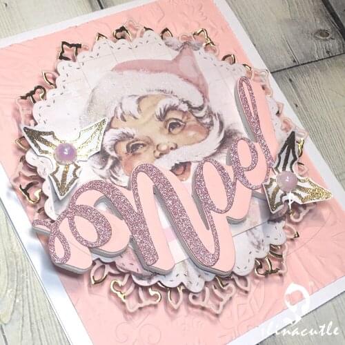 AlinaCraft CLEAR STAMPS Cutting Dies layered noel shadow Scrapbook Card paper craft silicon rubber roller transparent stamps