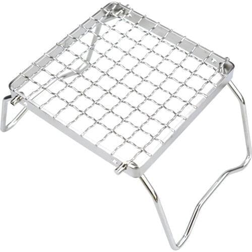 Folding Outdoor Burner Stand Camping Stove Stand For Wood Stove Picnic BBQ Grill