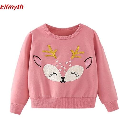 2021 Girls Sweatshirts Moletom Spring Autumn Kids Girl Clothes Sudaderas Roupa Infantil Menina Fall Sweatshirt Vetement Fille