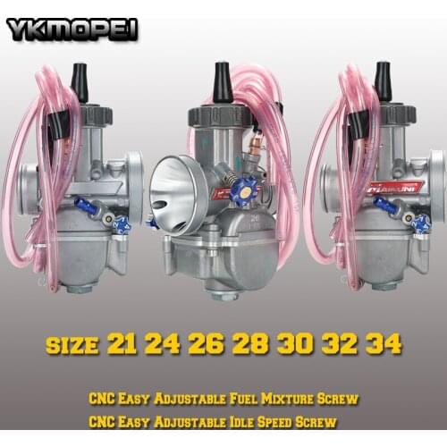 Universal 21 24 26 28 30 32 34mm PWK Motorcycle Carburetor Carburador For KeihinMikuniSuzukiYamahaHondaKTM ATV Quad scooter