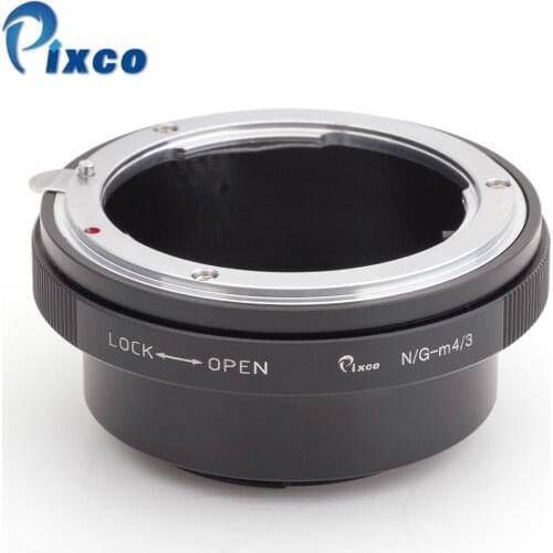 Pixco N/G-M4/3 PRO Built-In Iris Control Lens Adapter Suit For Nikon F Mount G Lens to Suit for Micro Four Thirds 4/3 Camera