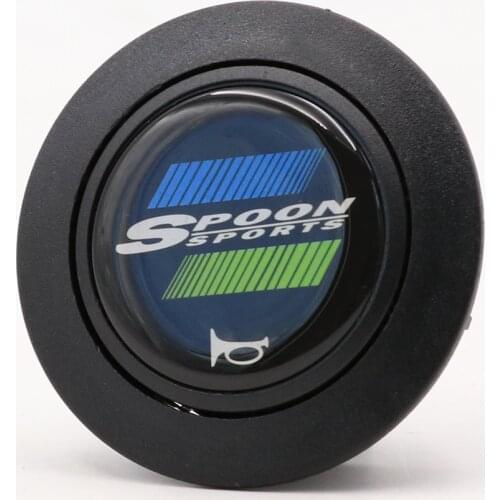 Japan Spoon Sport Steering Wheel Horn Button Racing Horn Switch Push Cover