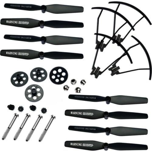 RC Drone Spare Part Kit Propeller Protection Frame Guard Motor Gears for VISUO XS809 XS809S XS809W XS809HW Drone Spare Part