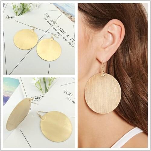 NADEEM Big brand hip hop metal hoop earrings punk gold color hot sale boho big circle earrings for women pendiente jewelry