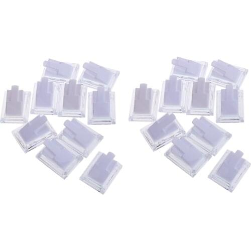 20pcs Plastic Finger Ring Holder Display Storage Stand For Women Ladies