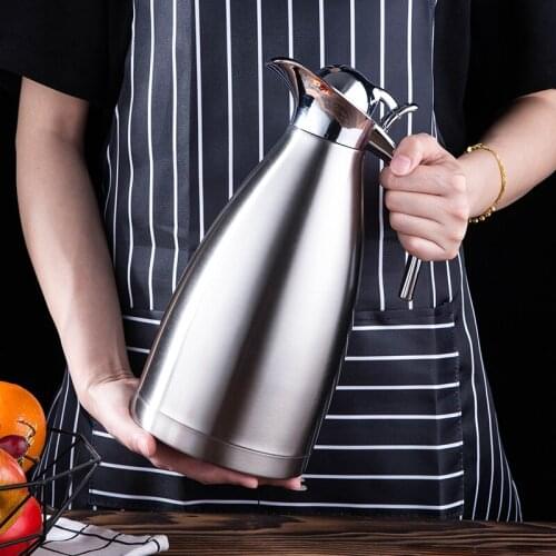304 Stainless Steel high-capacity Coffee Maker vacuum cup Business cup thermos flask thermos bottle in the hotel family