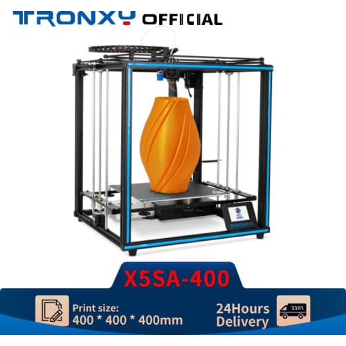 Newest 24V Version Tronxy X5SA-400/X5SA 3D printer DIY Kit Auto Leveling Filament Sensor Resume Print Cube Full Metal Square