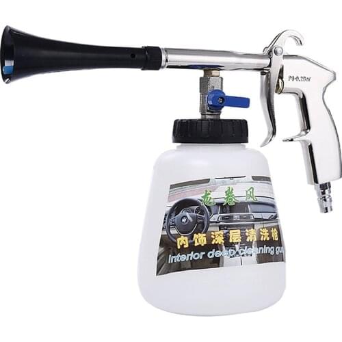 New 2 in 1 Black/preto Bearing tornador cleaning gun high pressure car washer tornador foam gun car tornado Vacuum cleaner