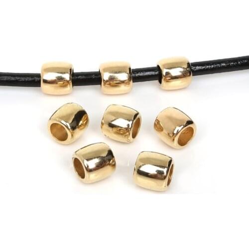 30Pcs Hair Beads 11mm for Braids Hair Rings For Braids Dreadlock Accessories Metal Beads For Dreads Hair Extension Cuffs/Tube