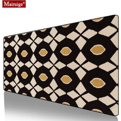 Black Persian Rug Big Mouse Pad XXL Gamer Desk Mat Large Keyboard Pad Gaming MousePad 90x40cm/80x30cm for Laptop Table Pads