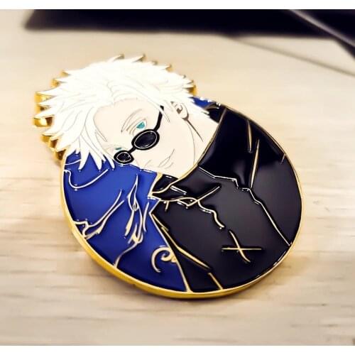 Cosmile Anime Jujutsu Kaisen Gojo Satoru metal badge brooch pin pendant collection gifts limited in stock bedge cosplay N