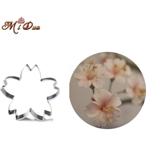 Cherry Blossoms Fondant Gumpaste Flower Cutters Steel Metal Cutters Mould