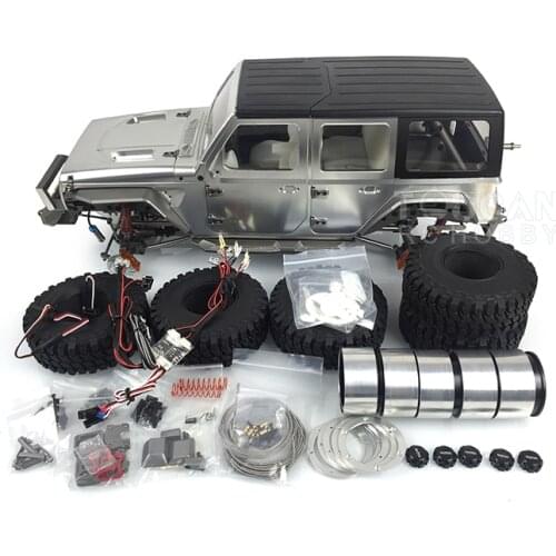 JDM-168 1/10 RTR 4*4 AWD Off-road RC Remote Control Crawler Car Truck Light System Motor Outdoor Toys For Boys Gift TH19391-SMT6