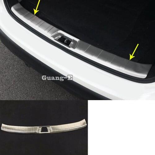 For Nissan Qashqai 2019 2020 2021 Car Stainless Steel Back Rear Pedal Door Scuff Plate Frame Internal Inside Threshold 1pcs