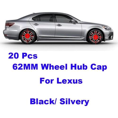 62mm Auto Car Wheel Center Caps Car Wheel Rim Hub Caps Covers for LRX GS 300 400 430 350 450 H HS IS LS LX 570 ES SC CT ES
