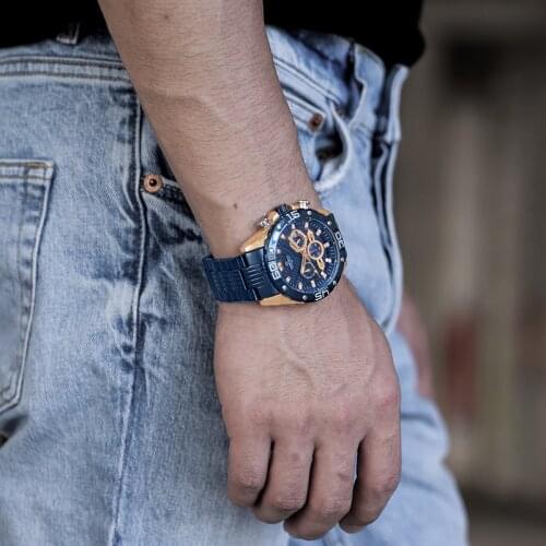 NAVIFORCE Mens Multi-function Sports Watches Top Brand Quartz Wristwatches For Men Waterproof Male Date Clock Relogio Masculino