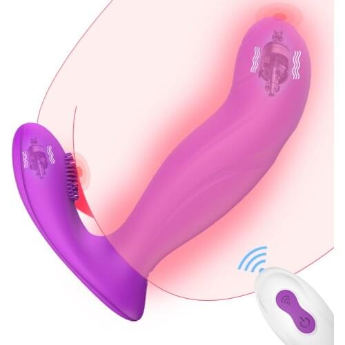 Wearable Vibrator Dildo Vibrating Panties Vaginal Massage G Spot Clitoris Stimulator Female Masturbation Adult Sex Toy for Woman