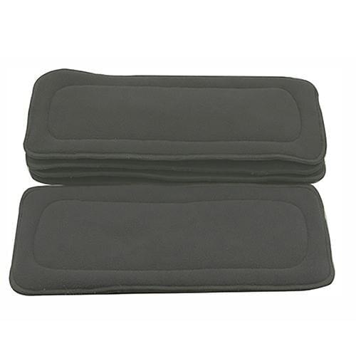 New Bamboo Charcoal Reusable Diaper Inserts Bamboo Cotton Hemp Cloth Diaper Nappy Changing Mat Microfiber Nappy Liners Washable