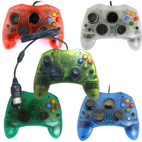 Xunbeifang Transparent wired Gamepad Joystick Game Controller for Xbox