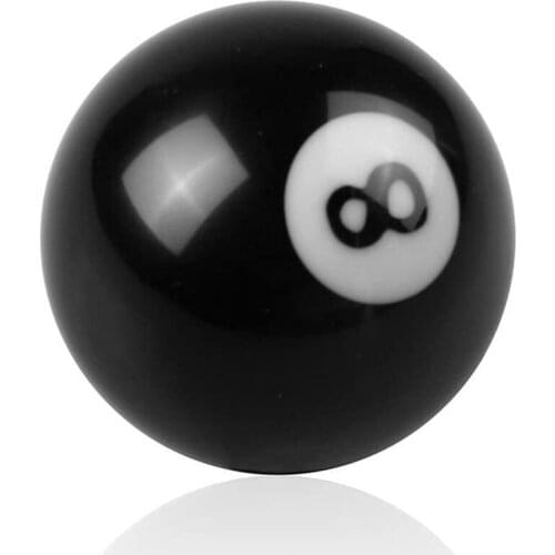 Shift Knob 8 Ball Billiard Gear Shift Lever Shift Knob Shaped Round Manual with 3 Adapters Universal Fit for Manual Car