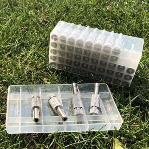 S269 Slip Lock Nozzles Low Pressure Quick-connect Water Sprayer 6mm With Filter 0.15mm-0.6mm Orifice for mushroom humidification