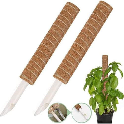 Plant Climbing Pole Coir Totem Plant Support Moss Palm Vines Coco Sticks For Climbing House Indoor Potted Plants Creeper Grow