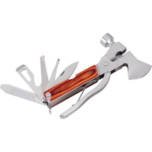 Olf outdoor multifunctional pliers axe portable small axe car broken window safety mallets multipurpose combination tool