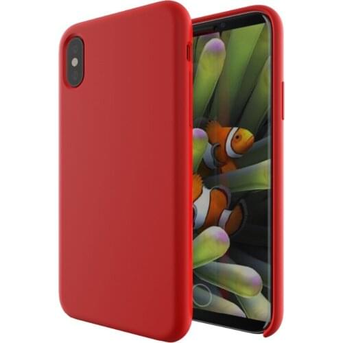 VNSTRIP 2pcs Easy clean Soft Liquid Silicon Phone Case For iPhone X Anti-shock protective case for iPhone XR XS iPhone678 plus