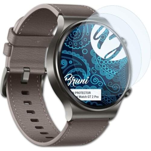 3pc 2.5D Crystal Tempered Glass Film for Huawei Watch GT2 Pro Screen Protector Full Coverage for GT 2 Porsche Protective Film