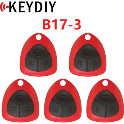 5pcs/lot)KD900 Remote Key B17 3 Button B Series Remote Control With Red Colour For URG200KD900KD900+ Machine