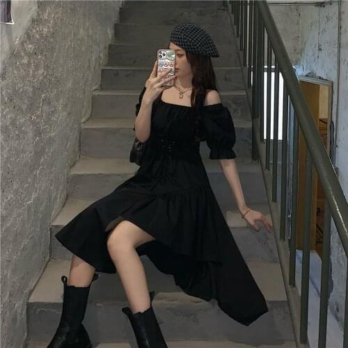 Bella One Piece Korean Bandage Black Elegant Dresses Women Casual Short Sleeve Sexy Midi Dress Office Ladies 2021 Summer Chic