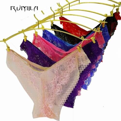 Underwear women sexy panties lace transparent womens briefs panty women seamless panties lingerie intimates 5pcs 162