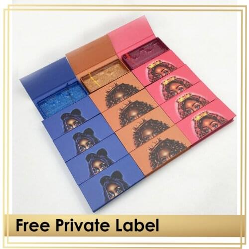 Wholesale Lash Boxes with Tray 10/20/30pcs Eyelash Box Bulk Eyelash CasesWholesale Mink Eyelash Case No lashes/With Printed Logo