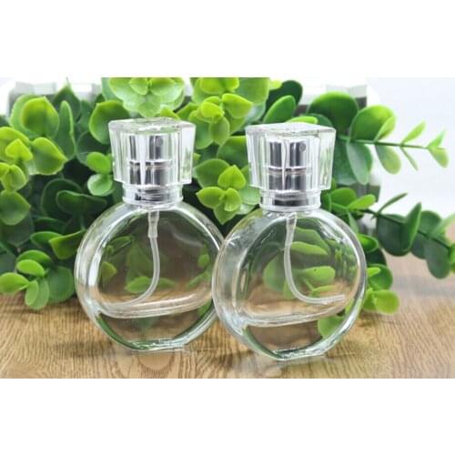 100pcs 25ml Big Capacity Glass Empty Perfume Bottles Clear Color Travel Spray Refillable Bottle new