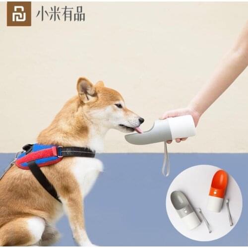 2020 Orginal Youpin MOESTAR ROCKET 230ML Portable Dog Water Bottle Fashion Pet Dog Travel Water Bottle Dispenser For Smart Home