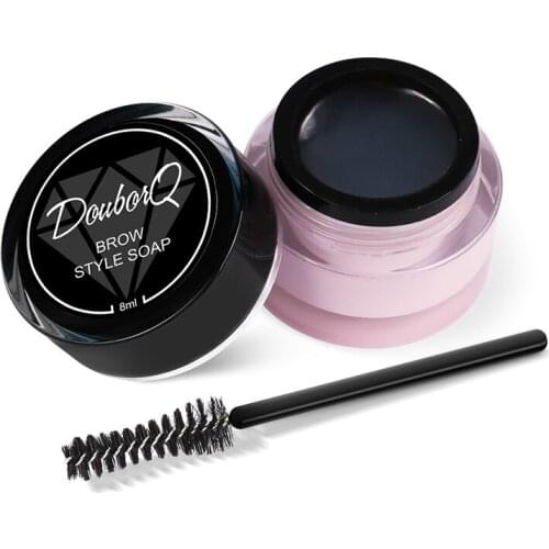 8g Eyebrow Styling Soap Gel Brows Wax Brow Brush Wild Brow Styling Eyebrow Shape Clear Waterproof Long Lasting Setting