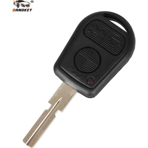 DANDKEY For BMW E31 E32 E34 E36 E38 E39 E46 Z3 Z4 3 Buttons Remote Key Shell Case Fob Uncut Blade Key Fob Case