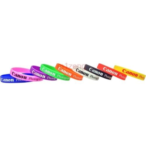 Color Focus Rubber circle ring silicone Bracelet Wristbands Protective for can on 5d2 5d3 5d4 6d 7d 60d 77d 80d 750d camera lens