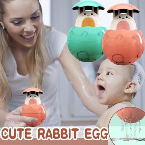 Baby Bath Toy Water Spray Bunny Toys Animal Cute Cartoon Children Bathtub Toy Water Spray Shower Bathing